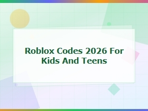 Roblox Codes 2026 for Kids and Teens: Active Game Codes List